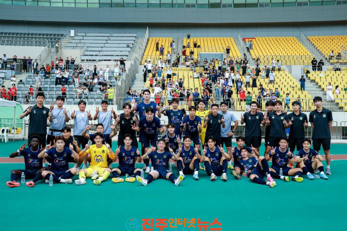 진주시민축구단 서울중랑축구단 2-1 제압