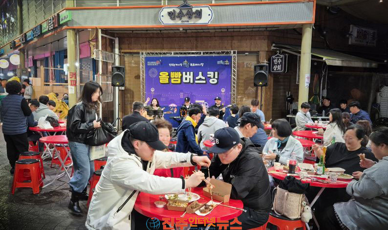 진주 올빰토요야시장 한여름 무더위 피해 휴장