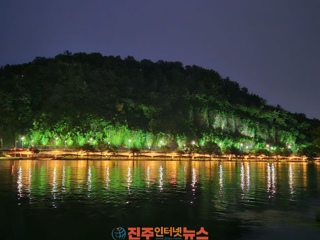 진주시 경관조명 야간관광 특화도시 위상 제고