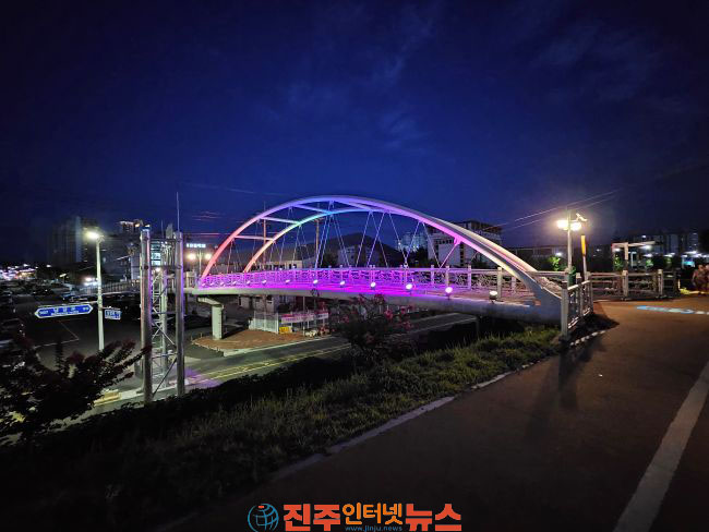 진주시 경관조명 야간관광 특화도시 위상 제고