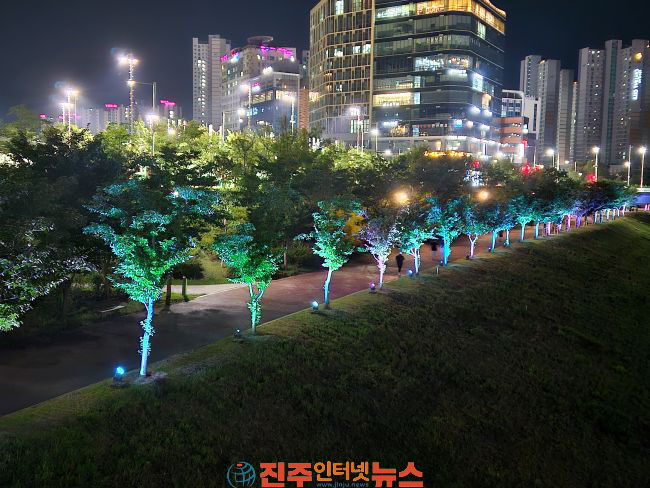 진주시 경관조명 야간관광 특화도시 위상 제고