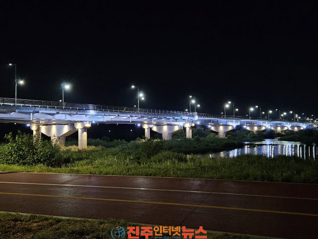 진주시 경관조명 야간관광 특화도시 위상 제고