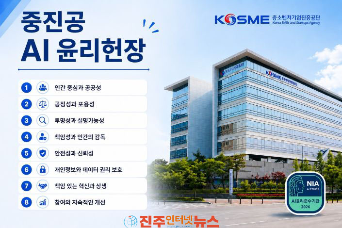 중진공 인공지능(AI) 윤리헌장 선포 및 AI윤리 준수기관 지정