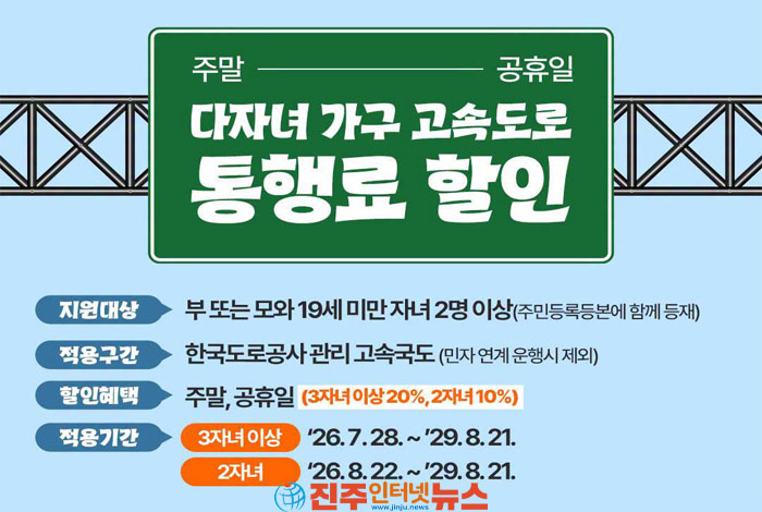다자녀 가구 고속도로 통행료 할인 시행… “민자도로 제외·3년 한시 운영은 한계”