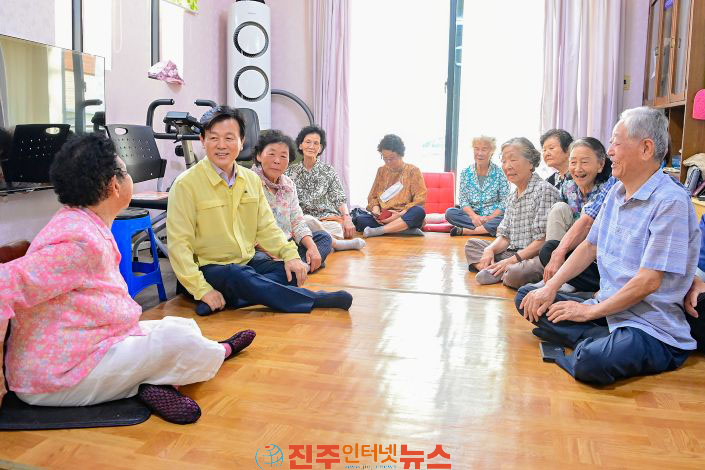 조규일 진주시장 폭염 취약지역 현장점검 나서