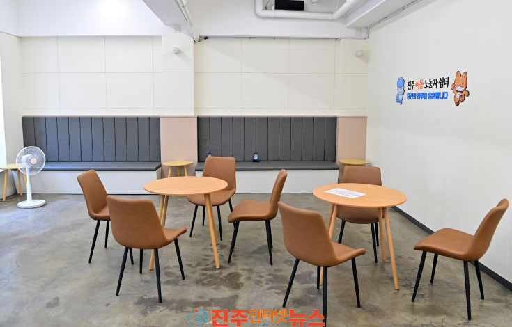 조규일 진주시장 서부 이동 노동자 쉼터 현장 점검