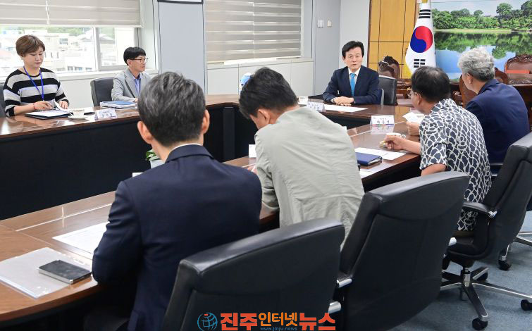 진주시 전문건설업계와 상생협력 간담회 개최