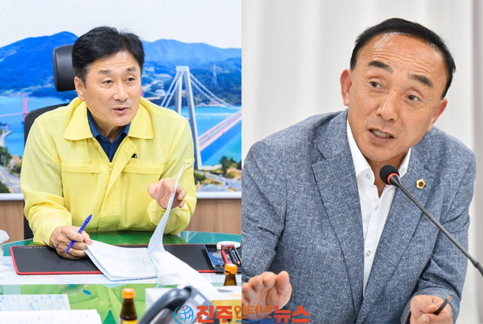 남해군 농어촌기본소득 도비 82억8800만원 확보했지만…류경완 군수·김창우 도의원 ‘소통 논란’