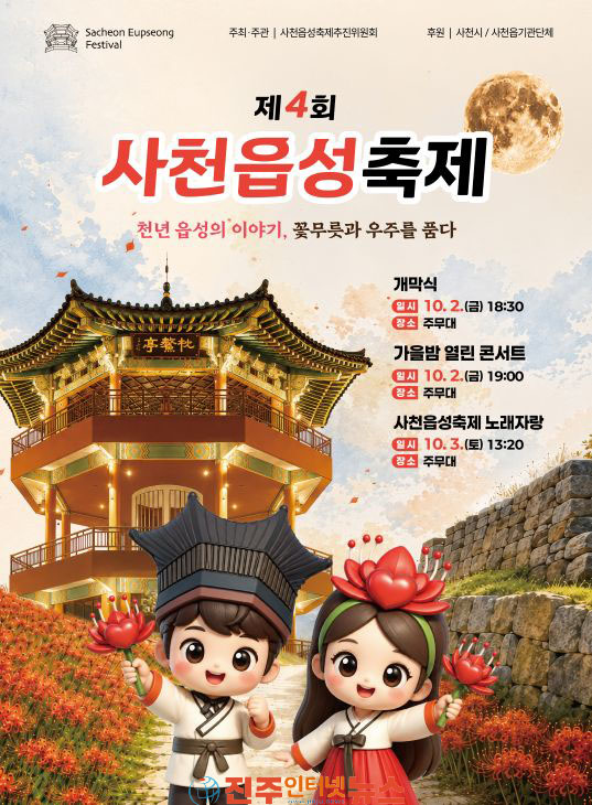 제4회 사천읍성축제 노래자랑 참가자 모집