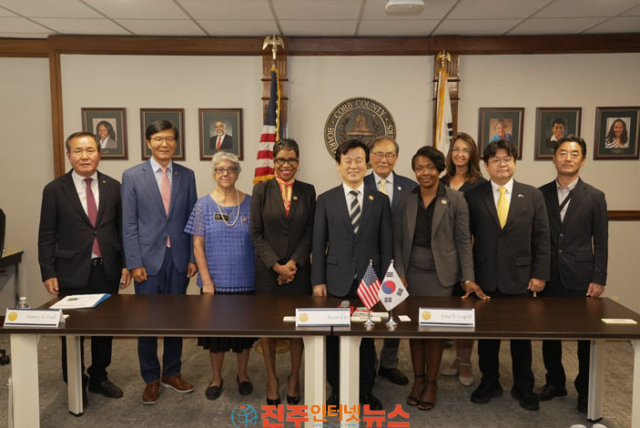 조규일 진주시장 조지아주서 우주항공기업 방문·글로벌 문화교류 추진
