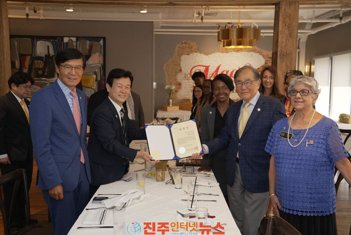 조규일 진주시장 조지아주서 우주항공기업 방문·글로벌 문화교류 추진