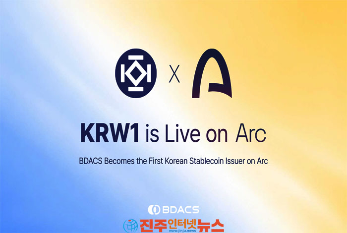 디지털자산 인프라 전문기업 비댁스(BDACS)의 원화 스테이블코인 ‘KRW1’이 글로벌 금융 인프라 시장으로 활동 범위를 넓힌다.