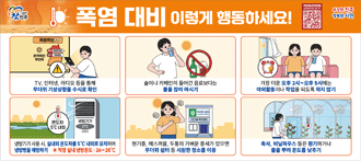 폭염 대비 이렇게 행동하세요