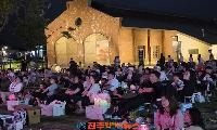 진주 철도문화공원, 별빛 아래 무장애 영화관으로 변신… '호롱불 밤마실 극장' 성황리 개최