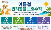 경남도 “반려동물도 온열질환 주의”…폭염 속 산책·차량 방치 주의