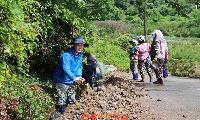 산청군, 통영·거제 잇단 수해 복구 지원 상생 가치 실천