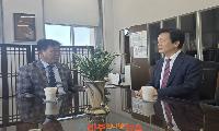 조규일 진주시장, 연이은 상경 투쟁 이어 국회 김정호 기후위원장 면담